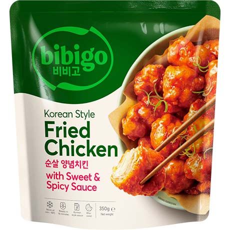 BIBIGO  Fried Chicken Sweet & Spicy Korean Style 350g(비비고 순살 양념 치킨)