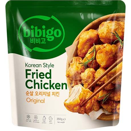 BIBIGO  Fried Chicken Korean Style 350g(비비고 순살 오리니널 치킨)