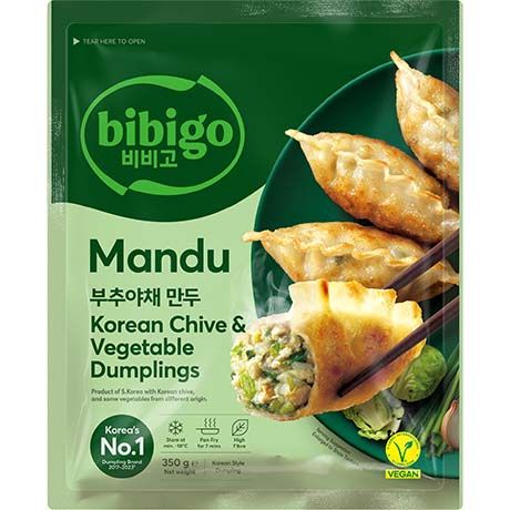BIBIGO  Mandu Chive & Vegetables 350g(비비고 부추 야채 만두)