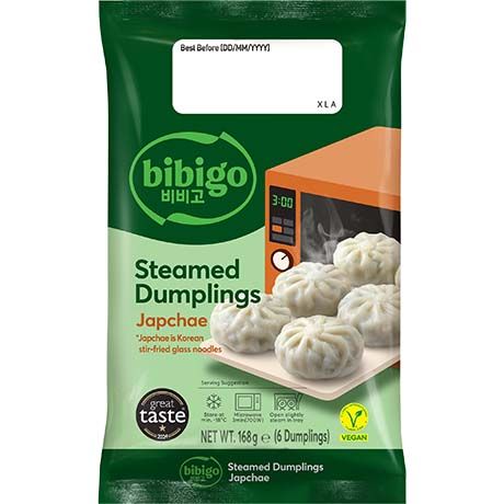 BIBIGO  Steamed Dumplings Japchae 168g(비비고 잡채 만두)