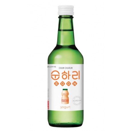 [Lotte] Chum Churum Soju Yoghurt 12% alc. 350ml (순하리 요크루트)