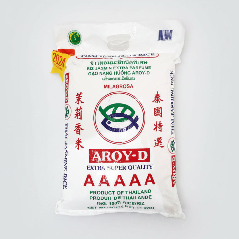 [Aroy-D] Thai Hom Mali Jasmine Rice (AAA Grade) – 10kg Bulk Pack